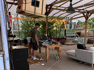 click to enlarge DJ Felix Dames 16.08.2025 @ Kante NKL & kunststaub.fm techno online radio
